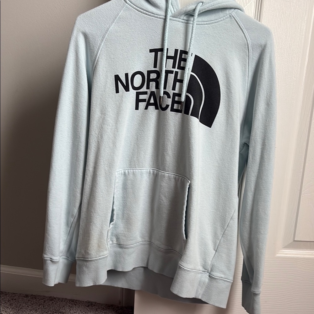 The North Face Sky Blue Pullover Hoodie